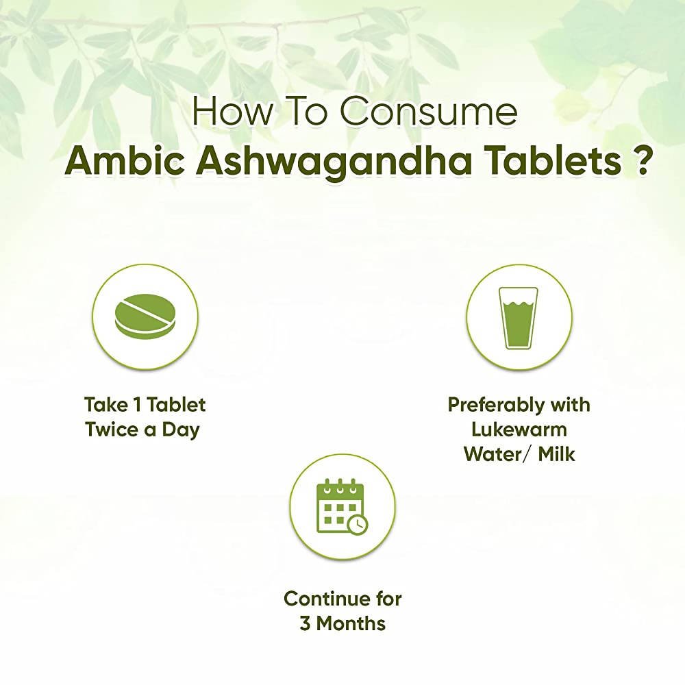 Ambic Ambic Ashwagandha Tablets | Swadesiicart