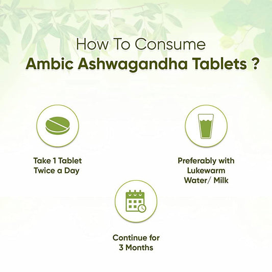 Ambic Ambic Ashwagandha Tablets | Swadesiicart