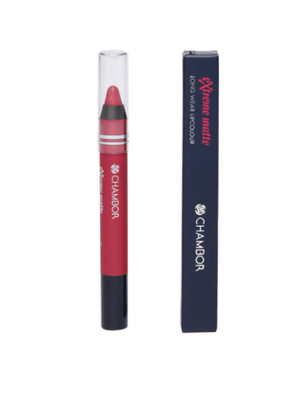 Chambor Desired Red16 Extreme Matte Long Wear Lip Colour - Swadesiicart