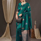 Anouk Zari Silk Blend Banarasi Saree | Swadesiicart