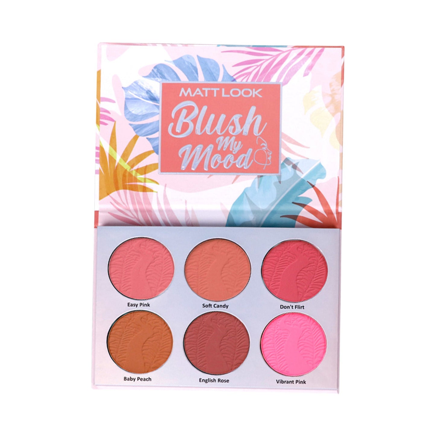 Matt Look Blush My Mood Highly Pigmented Blusher Palette - 01 Made In Heaven - Swadesiicart