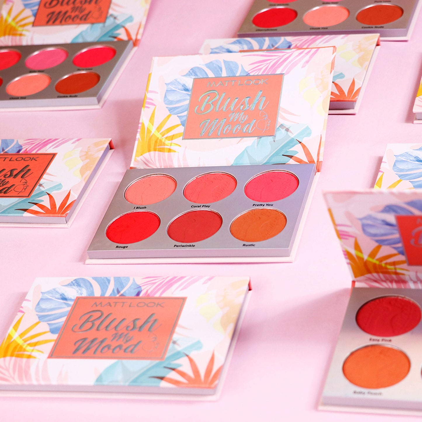 Matt Look Blush My Mood Highly Pigmented Blusher Palette - 03 Thats My Style - Swadesiicart