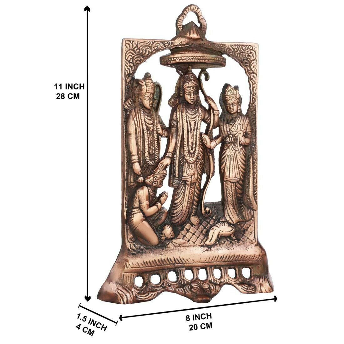 Crafthouse Brass Metal Ram Darbar Wall Hangings - Swadesiicart