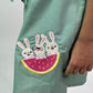 ArthLife Seafoam Green Watermelon Shirt Dress