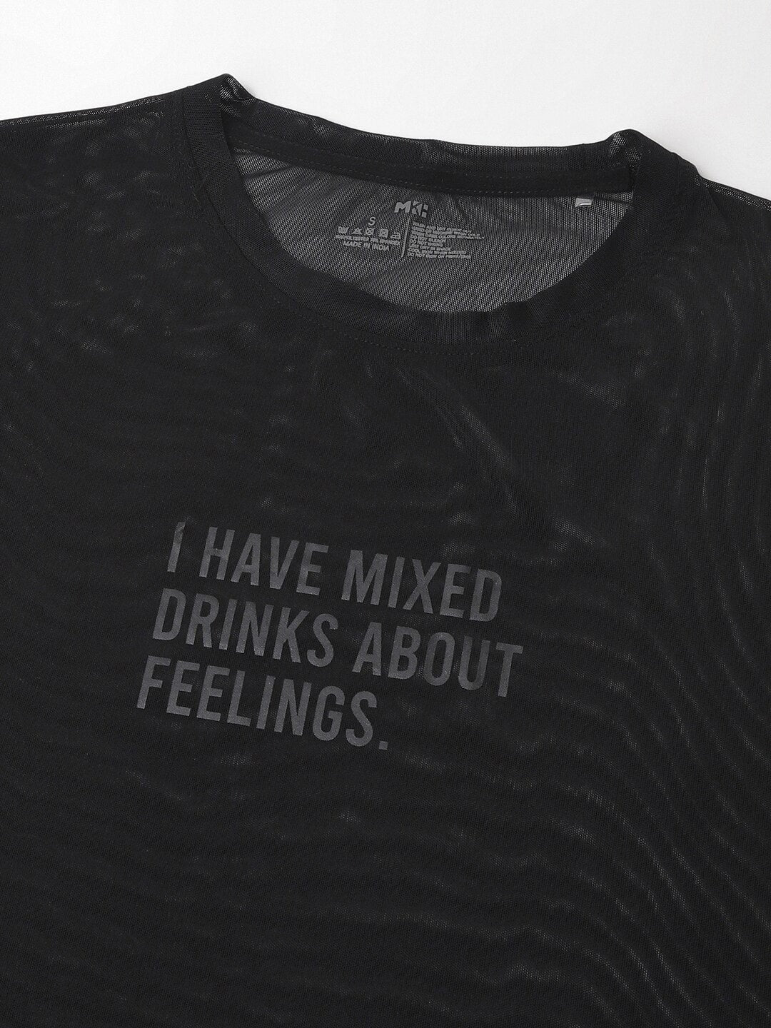 MKH Typography Printed Dri-FIT Relaxed Fit Gym T-shirt - Swadesiicart