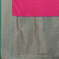 Mitera Floral Woven Design Zari Banarasi Saree | Swadesiicart