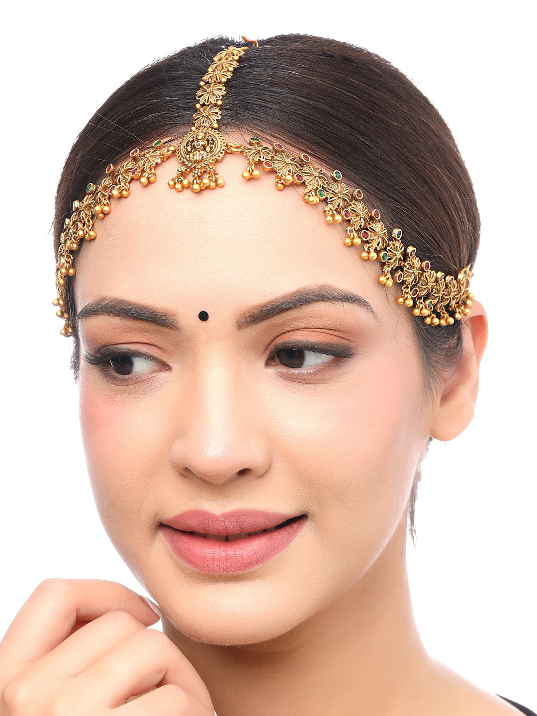 Yellow Chimes Women Gold Head Jewellery | Swadesiicart
