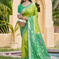 Shree Shyam Fashion Light Green Pochampally Silk Saree