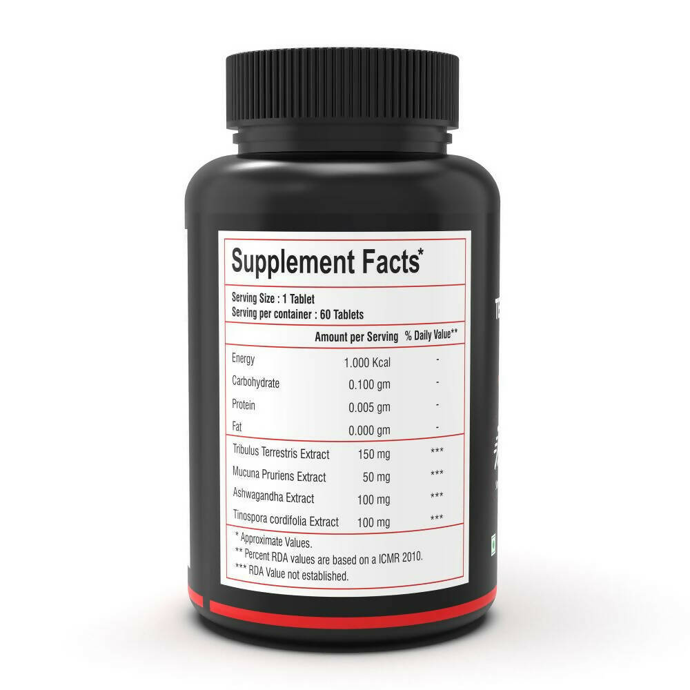 NutritJet Men’s Testosterone Booster Tablets | Swadesiicart
