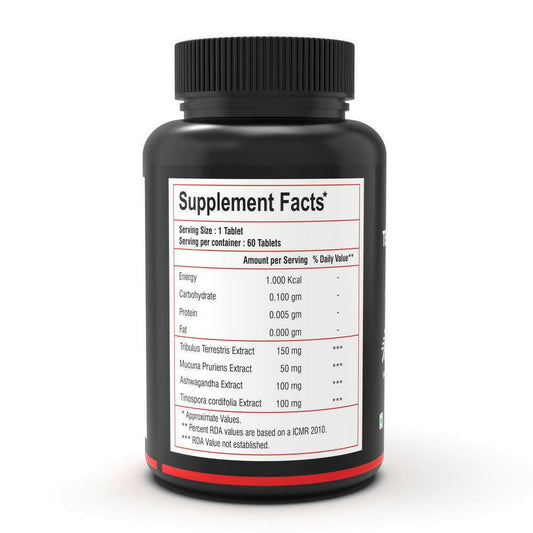 NutritJet Men’s Testosterone Booster Tablets | Swadesiicart