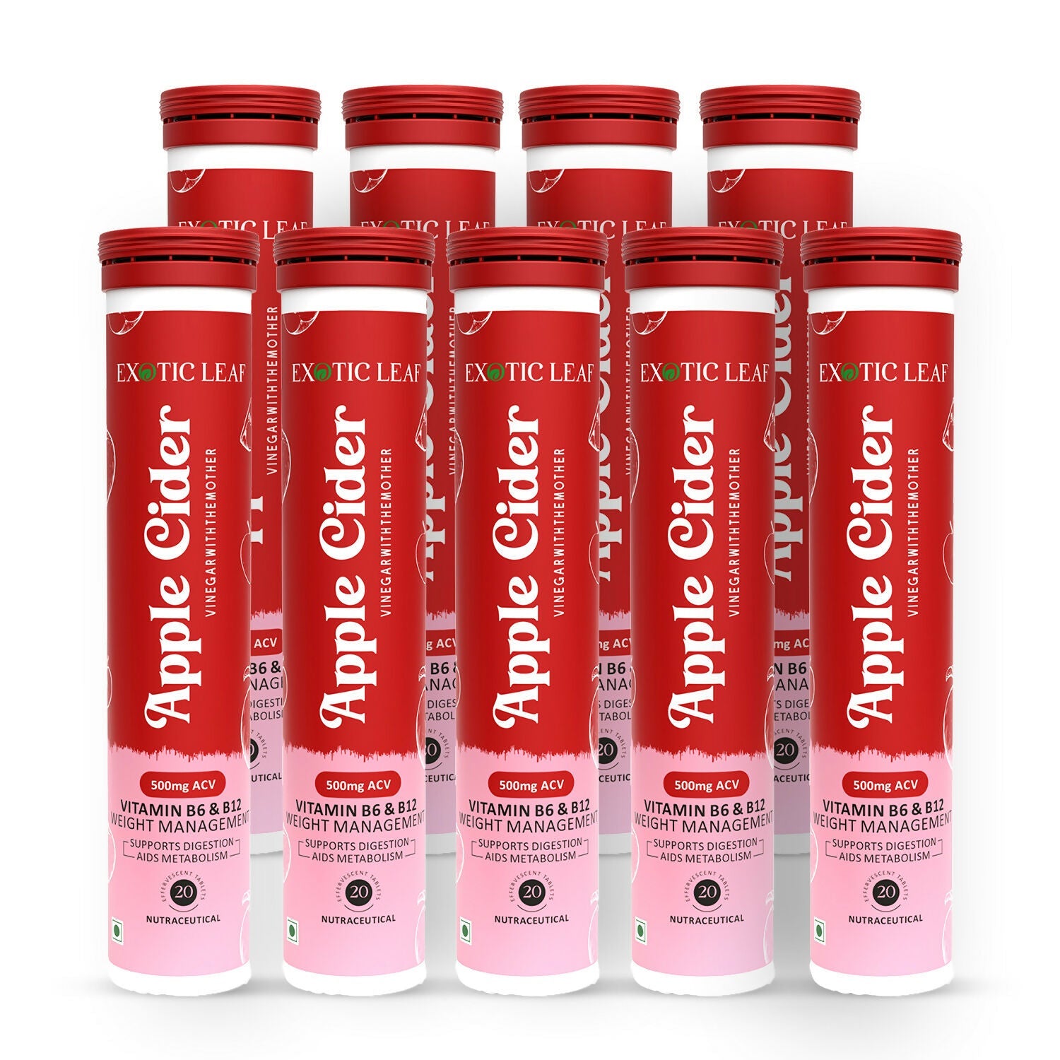 Exotic Leaf Apple Cider Vinegar Tablets - Swadesiicart