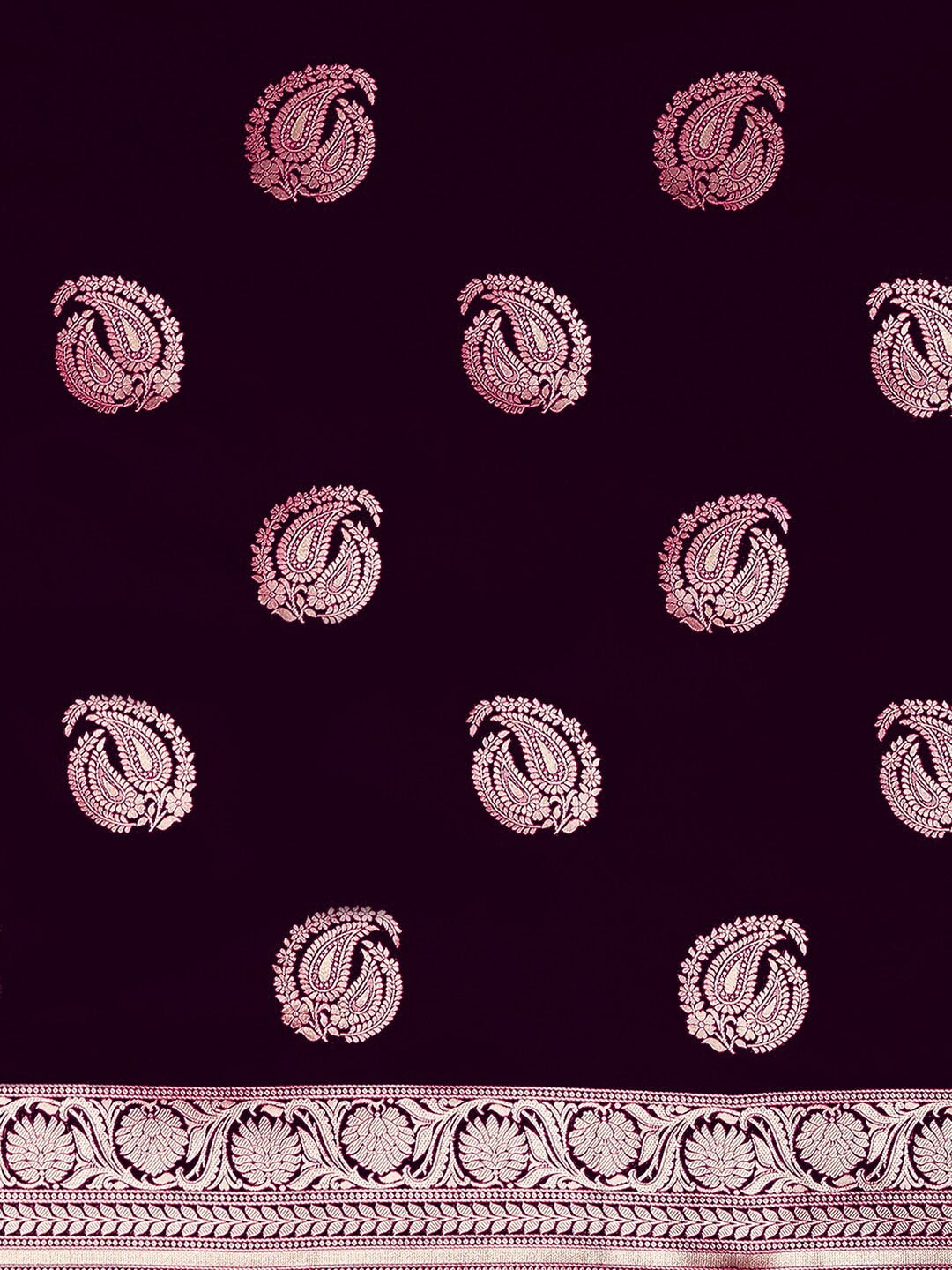 Mitera Ethnic Motifs Woven Design Zari Banarasi Saree | Swadesiicart