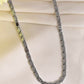 VOJ Men Silver Plated Stainless Steel Chain | Swadesiicart