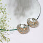 Champagne Stone Loops- Ruby Raang | Swadesiicart