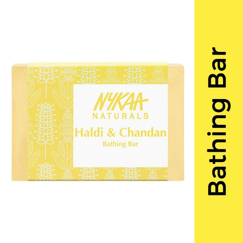 Nykaa Naturals Haldi & Chandan Glowing Bathing Soap - Swadesiicart