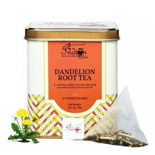 The Indian Chai – Dandelion Root Tea 30 Pyramid Tea Bags | Swadesiicart