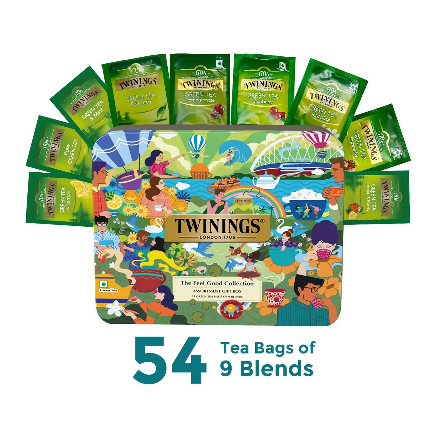 Twinings The Feel Good Collection Assortment Tea Gift Set | Swadesiicart