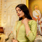 The52 Lemons Women's Beautiful Viscose Shimmer Fabric Embroidered Work Straight Kurta Pant and Dupatta Set - Swadesiicart