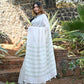 Very Much Indian Pure Linen Saree With Sleek Border And Exclusive Design - Grey | Swadesiicart
