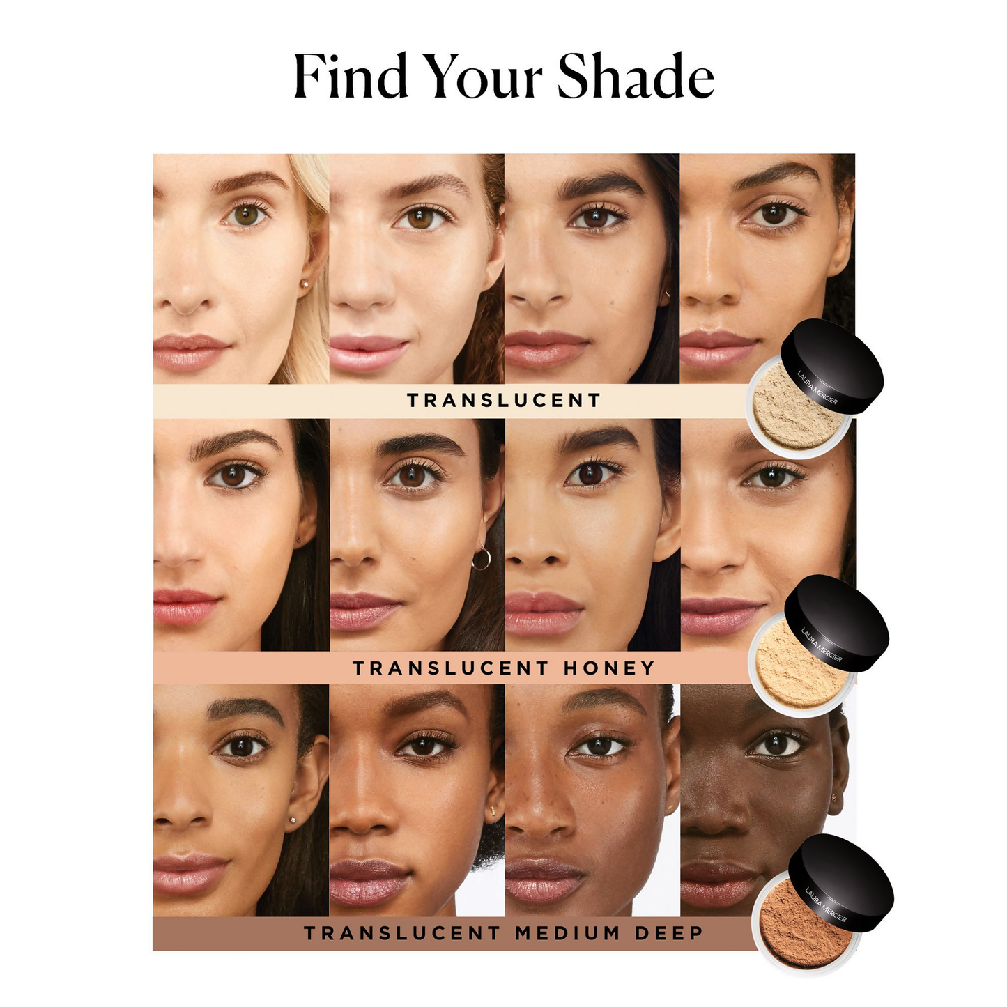 Laura Mercier Translucent Loose Setting Powder Ultra-Blur Mini - Translucent Medium Deep - Swadesiicart