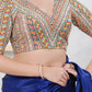 Joban Fashion Light-Gold Shift Elbow Sleeveless Back Open Blouse - Swadesiicart