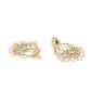 Jadau Earrings (Gold) - Ruby Raang | Swadesiicart