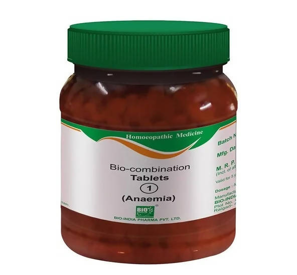 Bio India Homeopathy Bio-combination 1 Tablets | Swadesiicart
