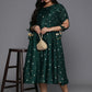 Ahalyaa Women's Traditional wear Ethnic Dress - Green | Swadesiicart