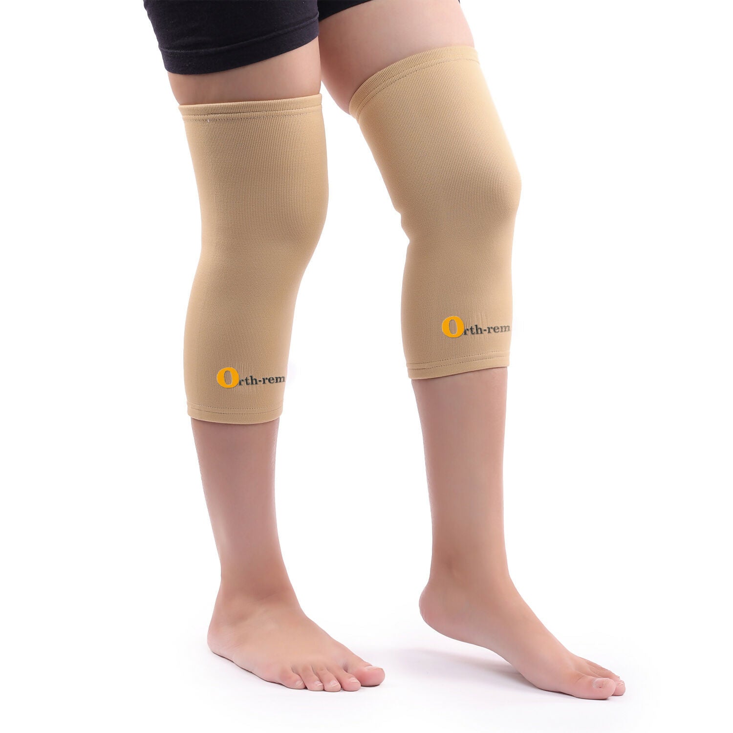 Orth-Rem Knee Cap Support For Men & Women (Pair) Knee Brace Pain Relief | Swadesiicart