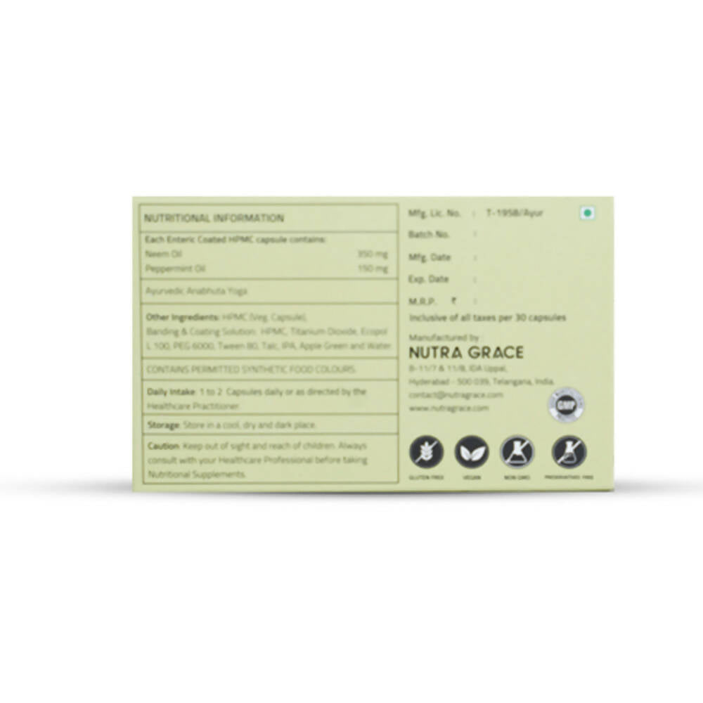 Nutra Grace Neemint Capsules - Swadesiicart
