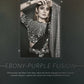 Black Silk Crepe Satin Cord Sequence & Thread Embroidered & Stone Work Saree - Moh-Manthan Royal Enigma