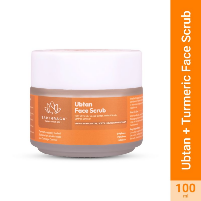 Earthraga Ubtan and Turmeric Face Scrub | Swadesiicart