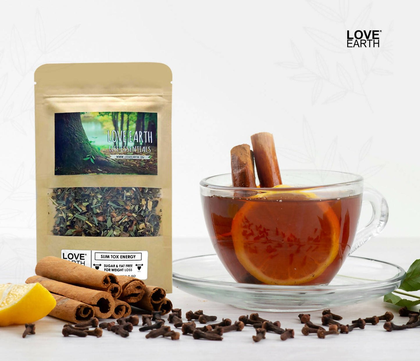 Love Earth Life Essentials Organic tea (Slim Tox Energy) - Swadesiicart