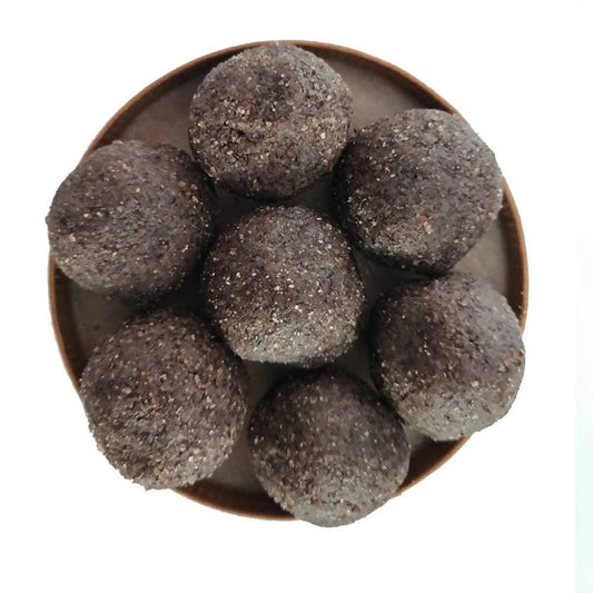 Govi’s Organic Foods - Jaggery Black Sesame Laddu (Til Ka) | Swadesiicart