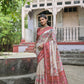 Vishnu Weaves Women's Coffee Soft Tussar Silk Small Zari Woven Border Saree with Blouse - Swadesiicart