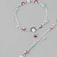 VOJ Set of 2 Traditional Stone Studded Mutli Color Designer Anklet - Swadesiicart