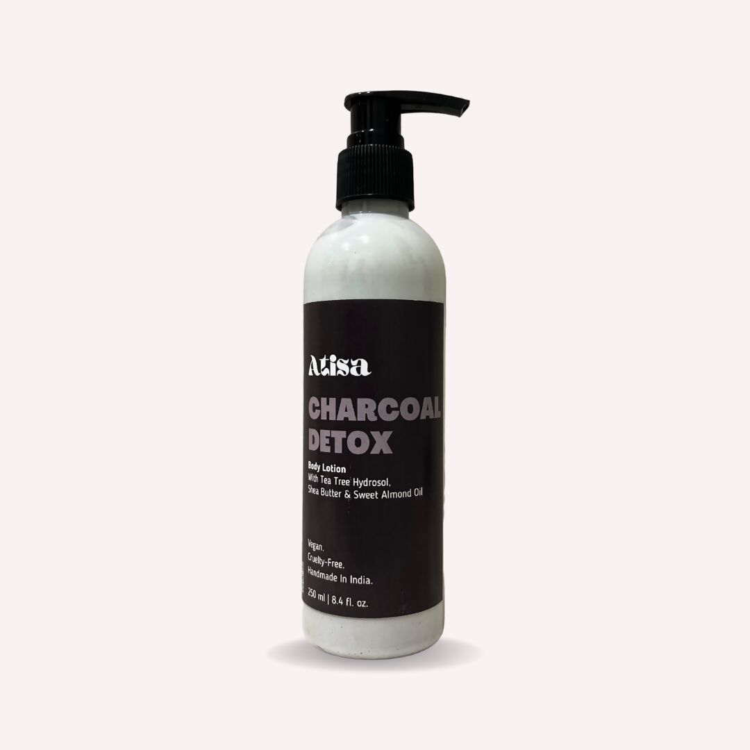 Atisa Charcoal Detox Body Lotion | Swadesiicart