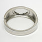 NVR Women Silver-Toned Topaz Rhodium-Plated Kada Bracelet - Swadesiicart