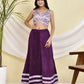 Amodini Designer Studio Heavy Work Lavendar Pearl Sleeveless Padded Blouse