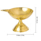 Spillbox Gold-Toned Brass Big Diya Pooja Essential | Swadesiicart