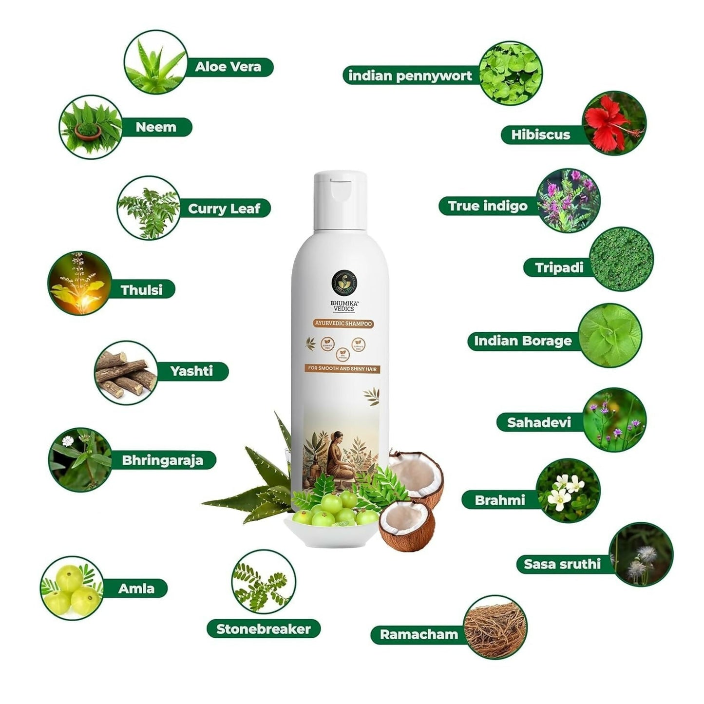 Bhumika Vedics Ayurvedic Shampoo
