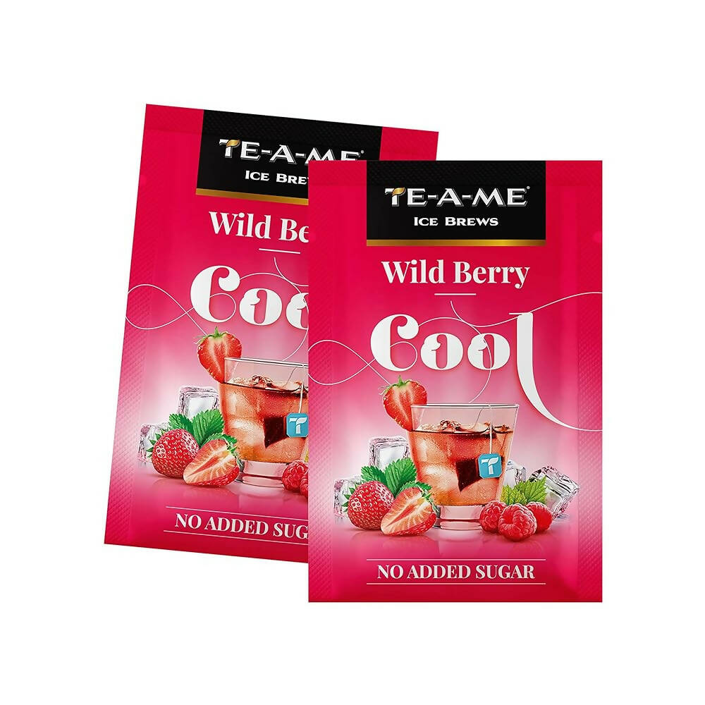 TE-A-ME Cool Wild Berry Iced Infusion Tea Bags - Swadesiicart