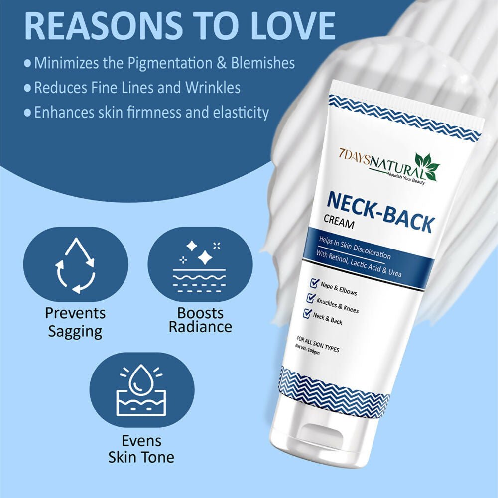 7 Days Neck Back Cream - Swadesiicart