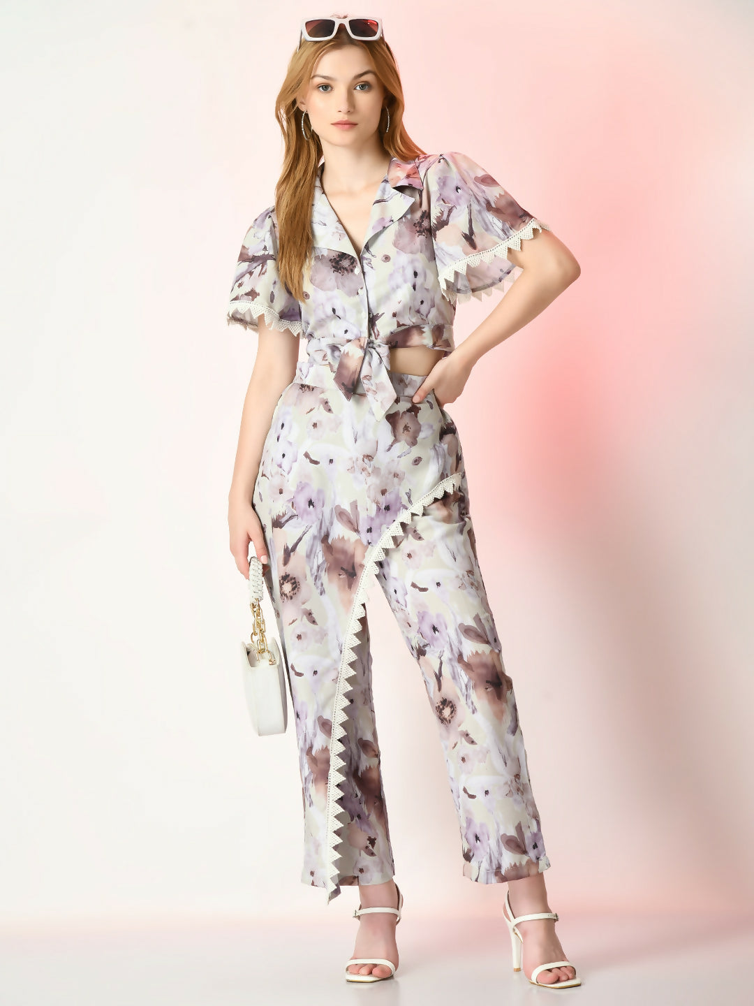 Myshka Women's Multi Printed Top With Trousers - Swadesiicart
