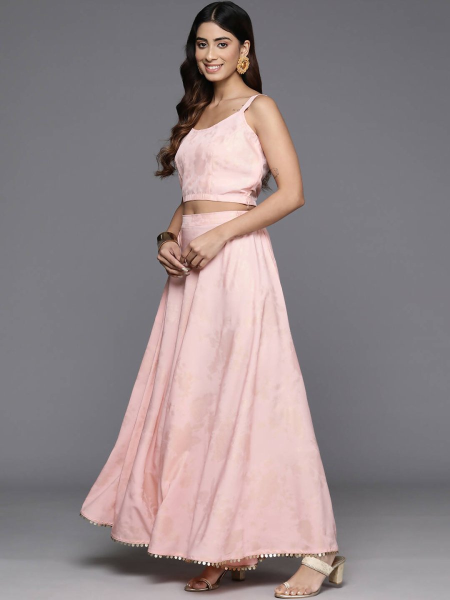 Ahalyaa Women's Traditional Wear Co-ods - Pink