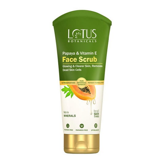 Lotus Botanicals Papaya & Vitamin E Face Scrub