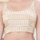 Joban Fashion Gold Shift Sleeveless Back Open Blouse - Swadesiicart
