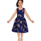 Asmaani Kids Party Wear Stylish Dresses, Perfect for Parties, Functions & Vacations - Navy Blue