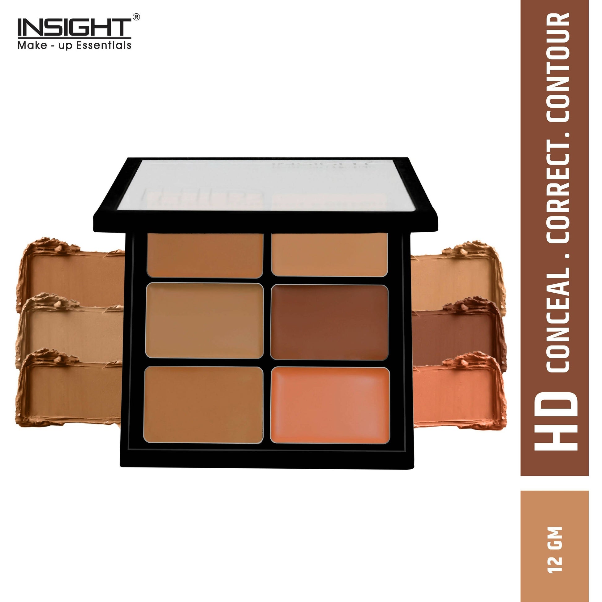 Insight Cosmetics HD Conceal Correct Contour - Medium Skin - Swadesiicart