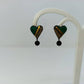 Terracotta Heart-Shape Ear Studs